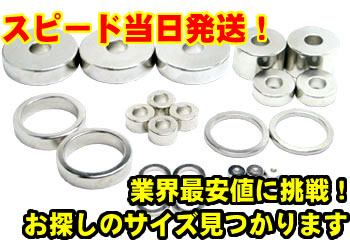 �h�[�i�b�c�^�̊e�T�C�Y�摜