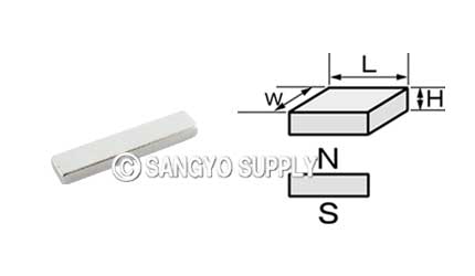 ネオジウム磁石20×4×2