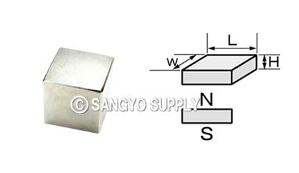 ネオジウム磁石 25×25×25
