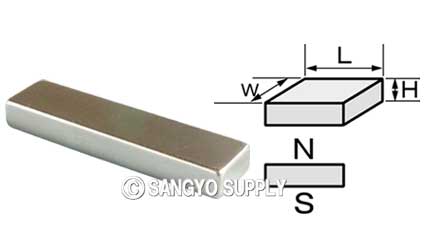ネオジウム磁石40×10×5