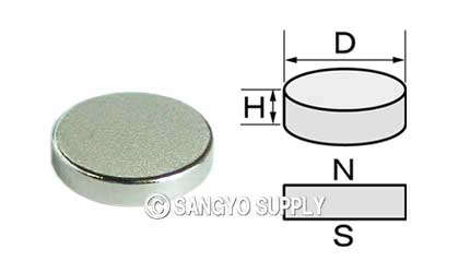 ネオジウム磁石φ10×2