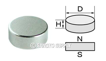 ネオジウム磁石φ10×4