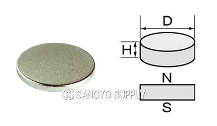 ネオジウム磁石φ20×2