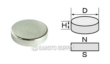 ネオジウム磁石φ22×5