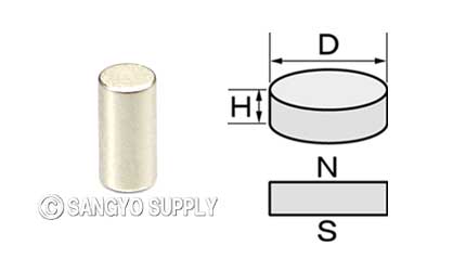 ネオジウム磁石φ2.5×7