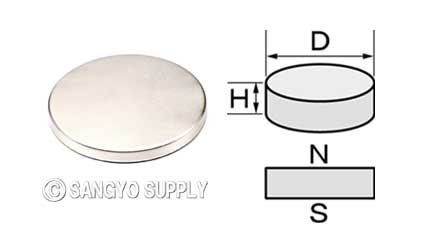 ネオジウム磁石φ40×4
