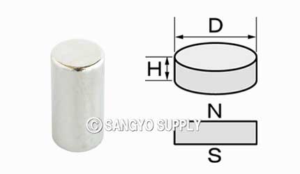 ネオジウム磁石φ5×10