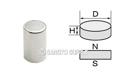 ネオジウム磁石φ5×8