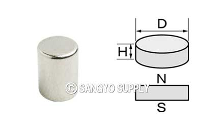 ネオジウム磁石φ6×8