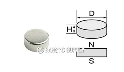 ネオジウム磁石φ7×3