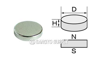 ネオジウム磁石φ8×2