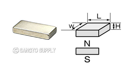 ネオジウム磁石 20×10×3