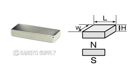 ネオジウム磁石 20×7×3