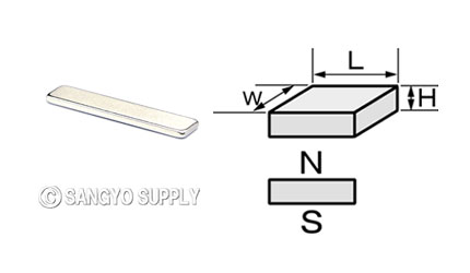 ネオジウム磁石20×4×1