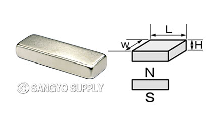 ネオジウム磁石 30×10×5
