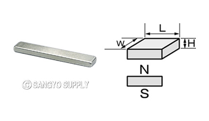 ネオジウム磁石 30×5×2