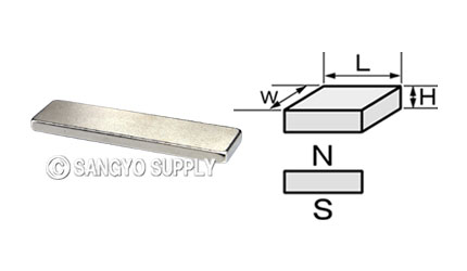 ネオジウム磁石 40×10×2