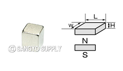 ネオジウム磁石4×4×5