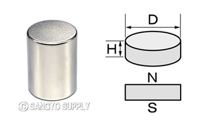 ネオジウム磁石φ19×25
