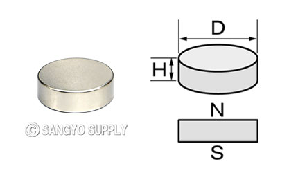 ネオジウム磁石φ19×6