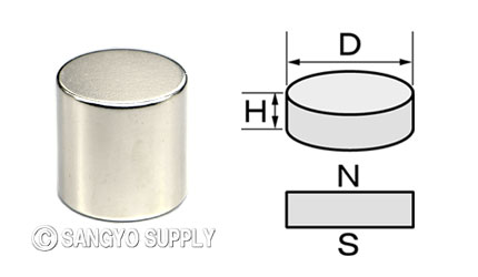 ネオジウム磁石φ20×20