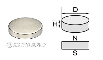 ネオジウム磁石φ22×4