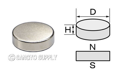 ネオジウム磁石φ22×6