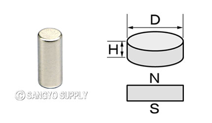 ネオジウム磁石φ3×7