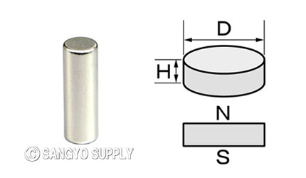 ネオジウム磁石φ5×15