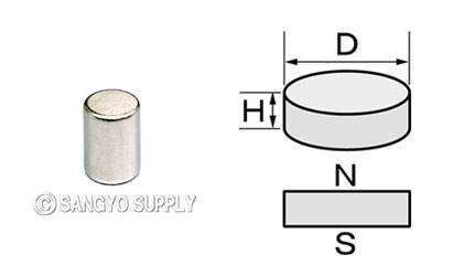 ネオジウム磁石φ5×7