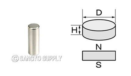 ネオジウム磁石φ5.5×15