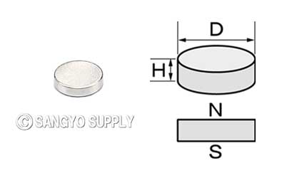 ネオジウム磁石φ6.5×1.5