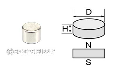 ネオジウム磁石φ6.5×5
