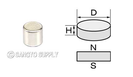 ネオジウム磁石φ6.5×6