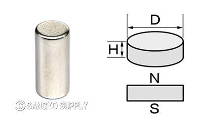 ネオジウム磁石φ7×15