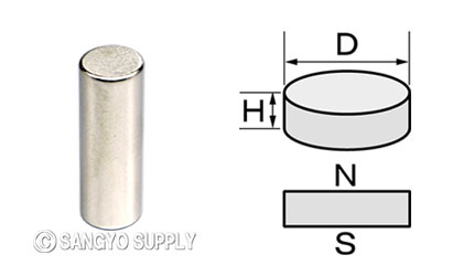 ネオジウム磁石φ6×20