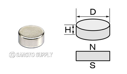 ネオジウム磁石φ9×4