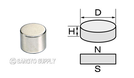 ネオジウム磁石φ9×8
