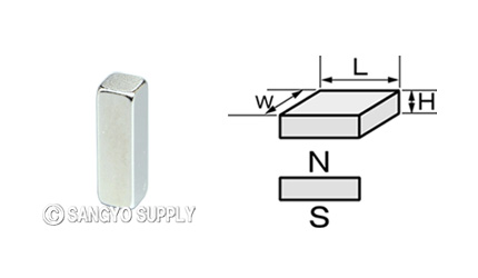 ネオジウム磁石3×3×10