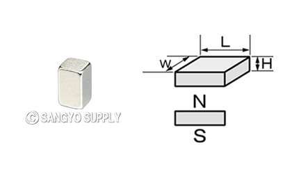 ネオジウム磁石3×3×5